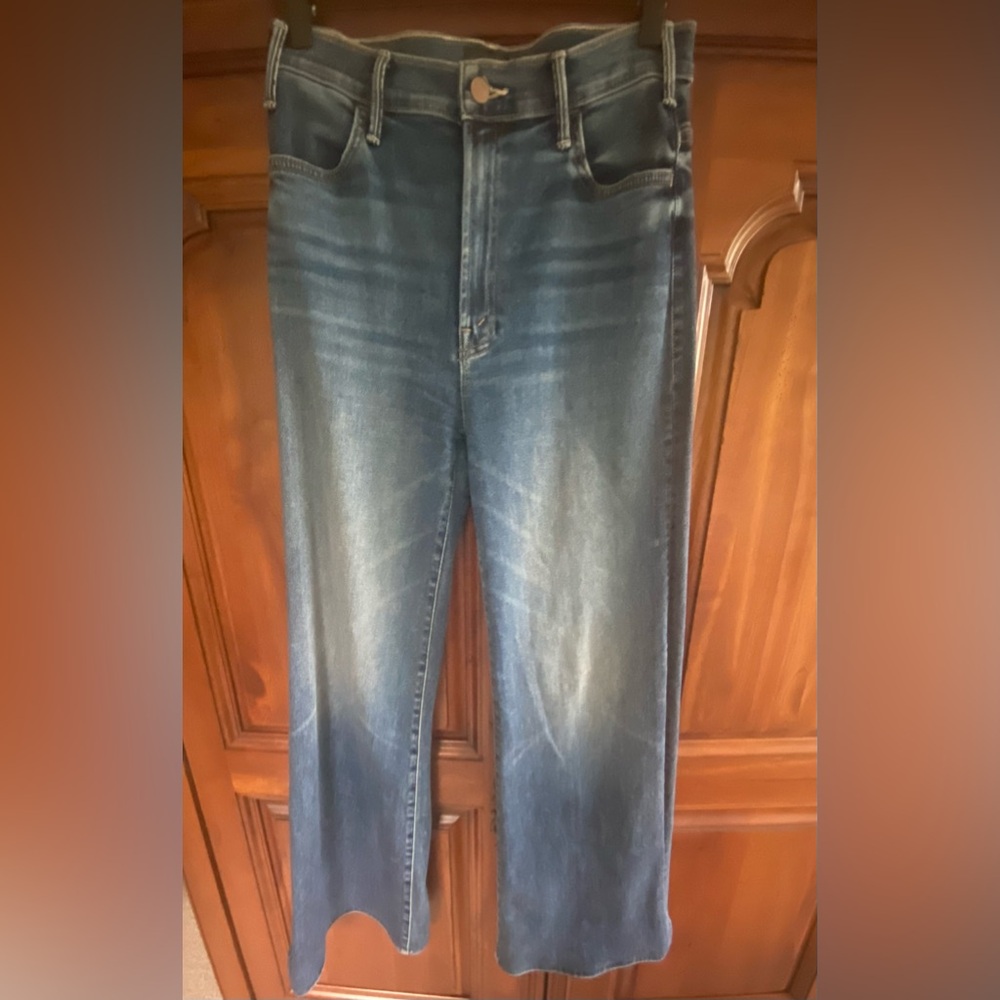 Mother- Hustler Roller Heel Denim